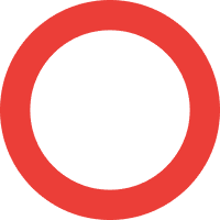 Red circle outline.