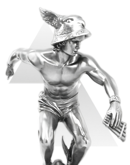 Greek statue of Hermes