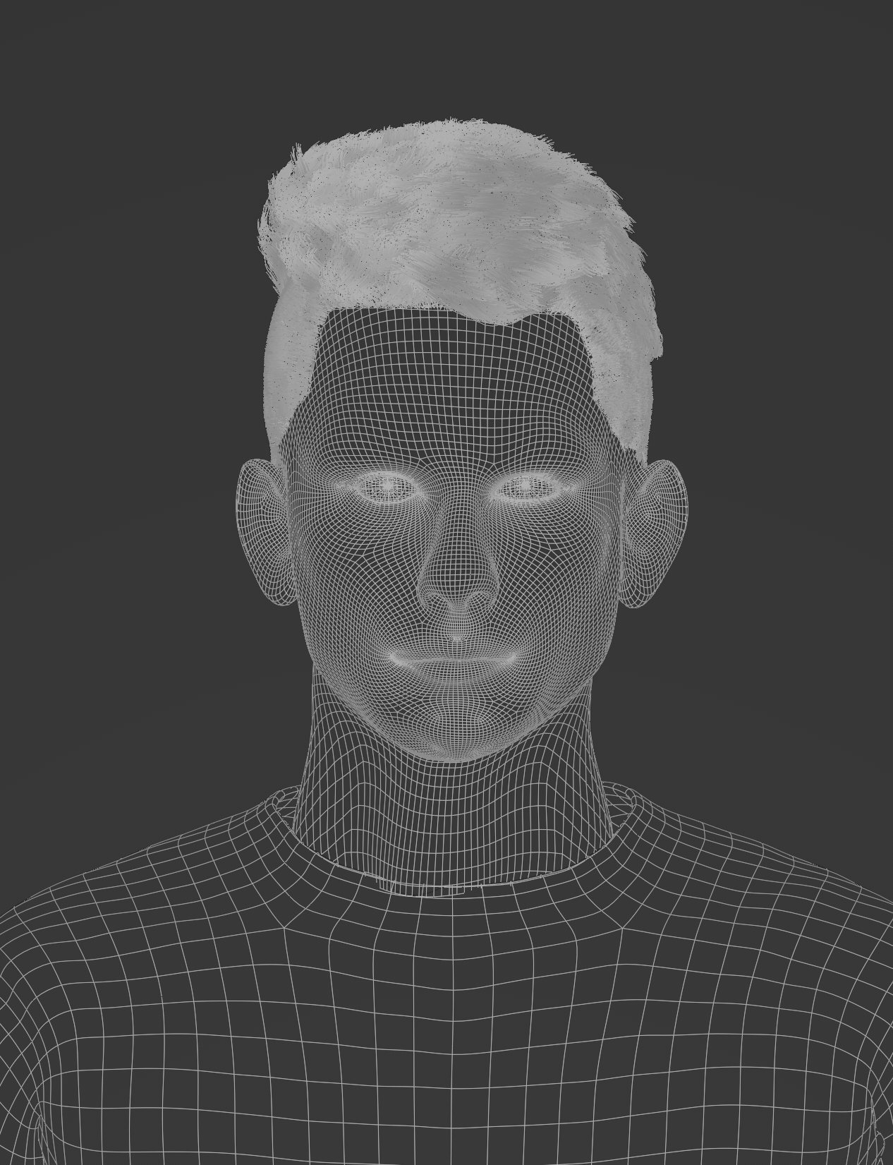 Kantoria Wireframe Character 1