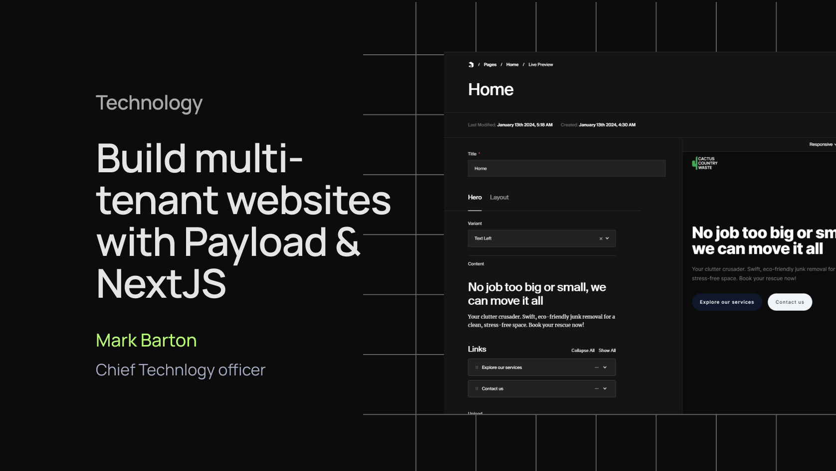 Build multi-tenant websites with Payload & NextJS